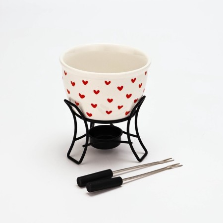 Fondu "hearts", 2 skewers