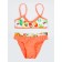 Bathing suit for girls, height 146-152 cm, peach color