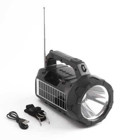 Battle Light, 10 W, 1200 mAh, Bluetooth, AUX, USB, Radio, Solar Battery-2