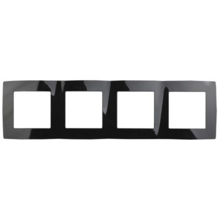 The frame for the circuit breaker for 4 posts, era12, black
