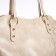 Zipper bag with lightning, beige color