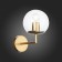 Wall lamp ST LUCE. SL1150.201.01. Liora. 1x40 watts, E27, 15x20 cm, matte gold color