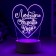 Lamp "Heart" LED RGB from the network 9.5x12x18 cm Risalux