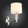 Wall lamp ST LUCE. SL1751.101.01. Enita. 1x40 W, E14, 16x30 cm, Nickel color