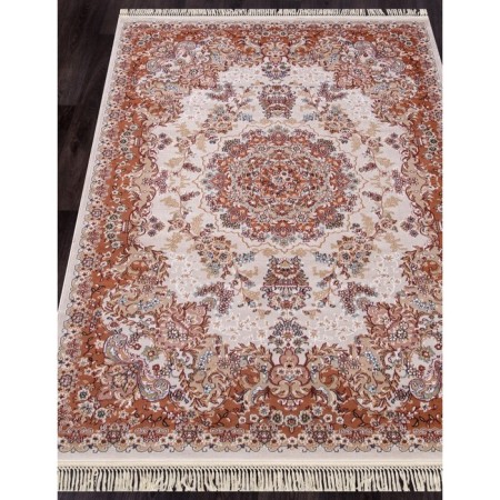 Rectangular carpet Merinos shahreza, size 80x140 cm, color Cream-Terra Mr-1