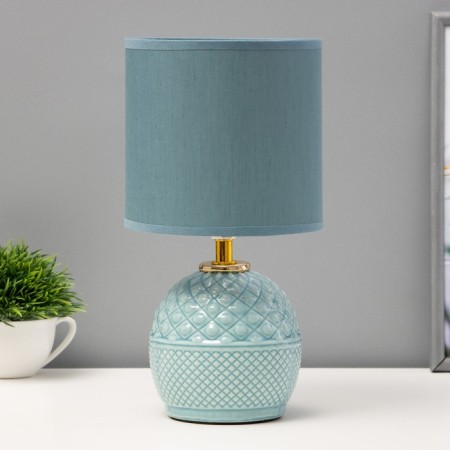 Aurelia table lamp E14 40W Blue 15x15x29 cm