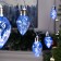Garland “thread” 3 m with nozzles “bumps of cones”, ip20, transparent thread, 80 LED, glow blue, 8 modes, 220 V