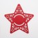 Ring for napkin "Star" 15 cm, 100%p/e, felt