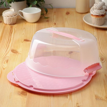 Cake with a lid, d = 29 cm, color mix-2