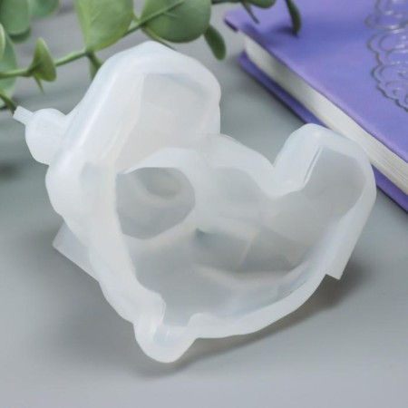 MOLD SILICON 3D "Bear Cristal" 6.3x6x5.6 cm-3