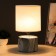Safari KEMBLE LAMPLE E27 40W white and white 12.5x12.5x29 cm Risalux