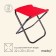 Tourist chair maclay, folding, p. 22x20x25 cm, red color