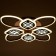 Causteen with PDU 1162/8CF LED 160W 3000-6000k Dimmer Coffee 70x70x10 cm Bayerlux
