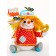 Set for the manufacture of a textile toy "Funny snowman" height - 16.5 cm