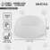 Plastic bowl 300 ml, white