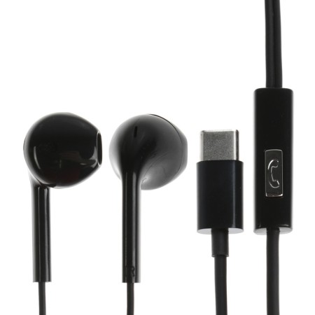 BYZ SE528 headphones, wired, inserts, microphone, Type-C, black