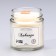 Aromatic candle made of soy wax in a bank, 150 g, lavender