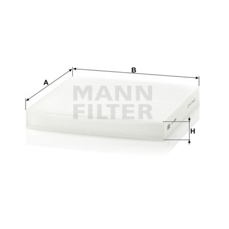 Salon filter Mann-Filter CU2358-1