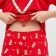 Female home set (jumper/pants), red color, size 52