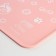 Silicone rug for a bowl "Pattern", 30x40 cm, pink