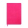 Leduced Diary A5, 140l, cell, leatherette, elastic band, yellow cut, fuchsia