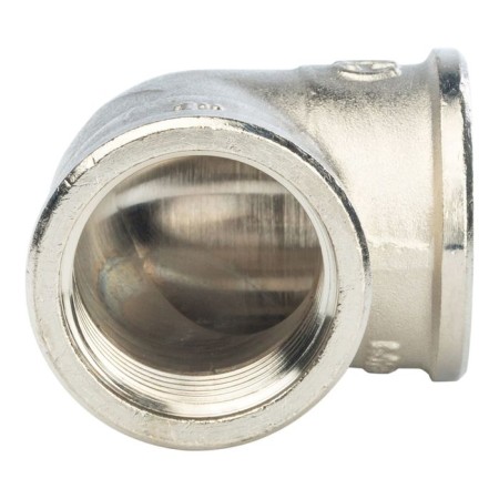 STOUT SFT-0014-000001, 1 ", internal/internal thread, nickelled brass-2