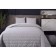 A set with a bedspread "Nadin", size 230x250 cm, 50x70 cm - 2 pcs, color gray