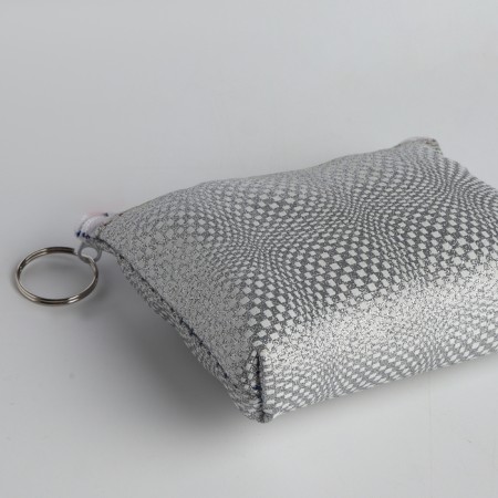 Women's wallet with lightning, silver color-2