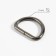 Semi -ring for bags, d = 20 mm, thickness - 3 mm, 10 pcs, black nickel color