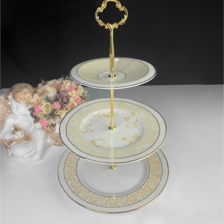Three -tier everer Lenardi Damask