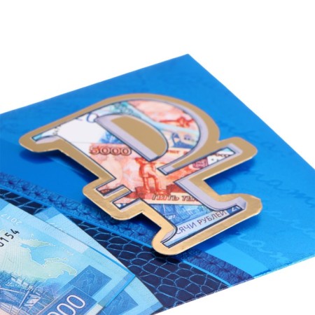 An envelope for money with a decorative element "universal" embossing, bills, 16.5x8.5 cm-2