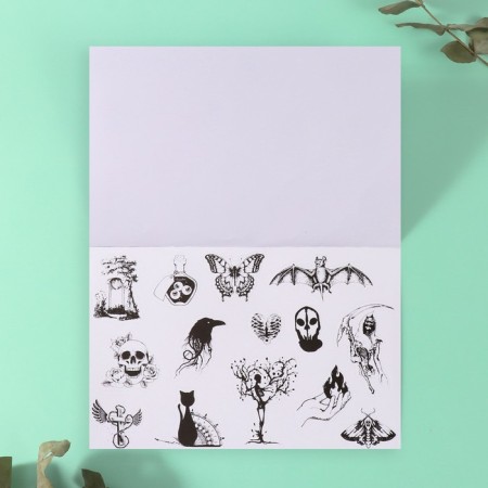 Stickers in the book "Danger!" + 3 backgrounds 20.7x14.2 cm-8