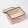 Stellid box for storage with a lid "Ronda", 26 × 20.5 × 16 cm, pink color