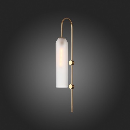 Wall lamp ST LUCE. SL1145.351.01. Callana. 1x60 watts, E27, 10x78 cm, brass color-2