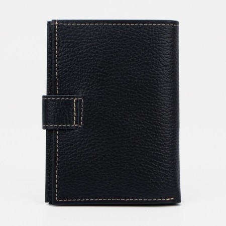 Cover for car documents and passports, department for bills, fleet, black color-1