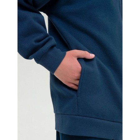 Sweatshirt for boys, height 122 cm, dark blue color-4