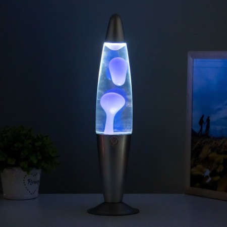 Lava-lamp "Blue drops" wax, E14 h = 41cm Risalux-2