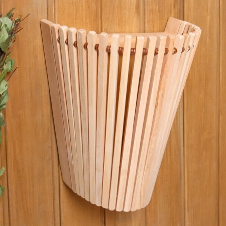 Nastennoye lampshade, alder, 30.5 x 27 x 16 cm