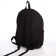 Young backpack from textiles on lightning, 4 pockets, black color