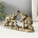Souvenir Polystone "Elephant Games" under bronze 19x5.5x9.5 cm