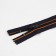 Lightning "Spiral", No. 5, non -proceeding, castle machine, 18 cm, orange/black color
