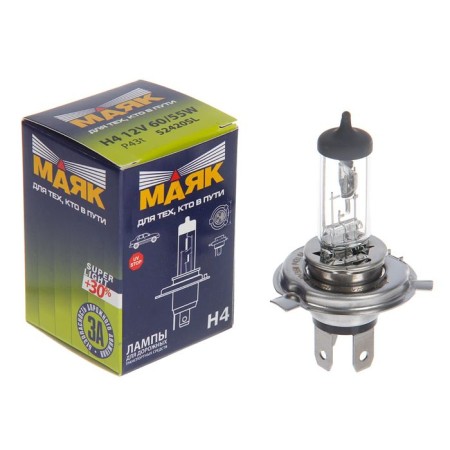 Lamp car lighthouse Super Ligh+30%, H4, 12 V, 60/55 W-1