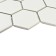 Mosaic porcelain bonaparte nakama White, 325x281x6 mm