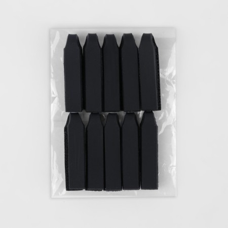 Poller for lightning, Velcro, 4 × 0.5 cm, 10 pcs, black color-4