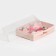 Confectionery packaging, Makarun box with PVC lid, “Good day!”, 17 x 12 x 3.5 cm