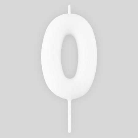 Свеча для торта, цифра «0» , светится в темноте, 4 х 10 см.-2