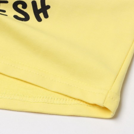Sweatshirt for girls, yellow color, height 98 cm-2