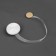 Picking for curtains "Circle", D = 5.5 cm, white color