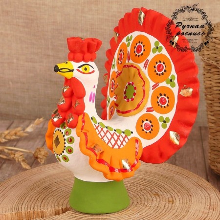 Dymkovo toy "Indiance"