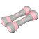 Gantel plastic onlytop, 2 pcs., 2 kg, gray/pink color